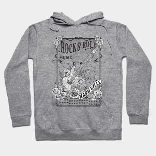 Rock and roll Nashville Hoodie